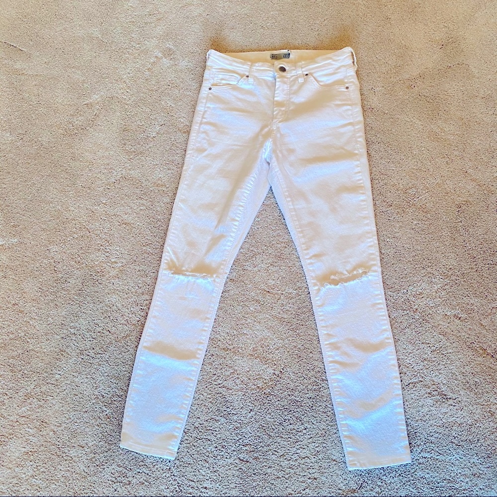 TopShop White Skinny Jeans